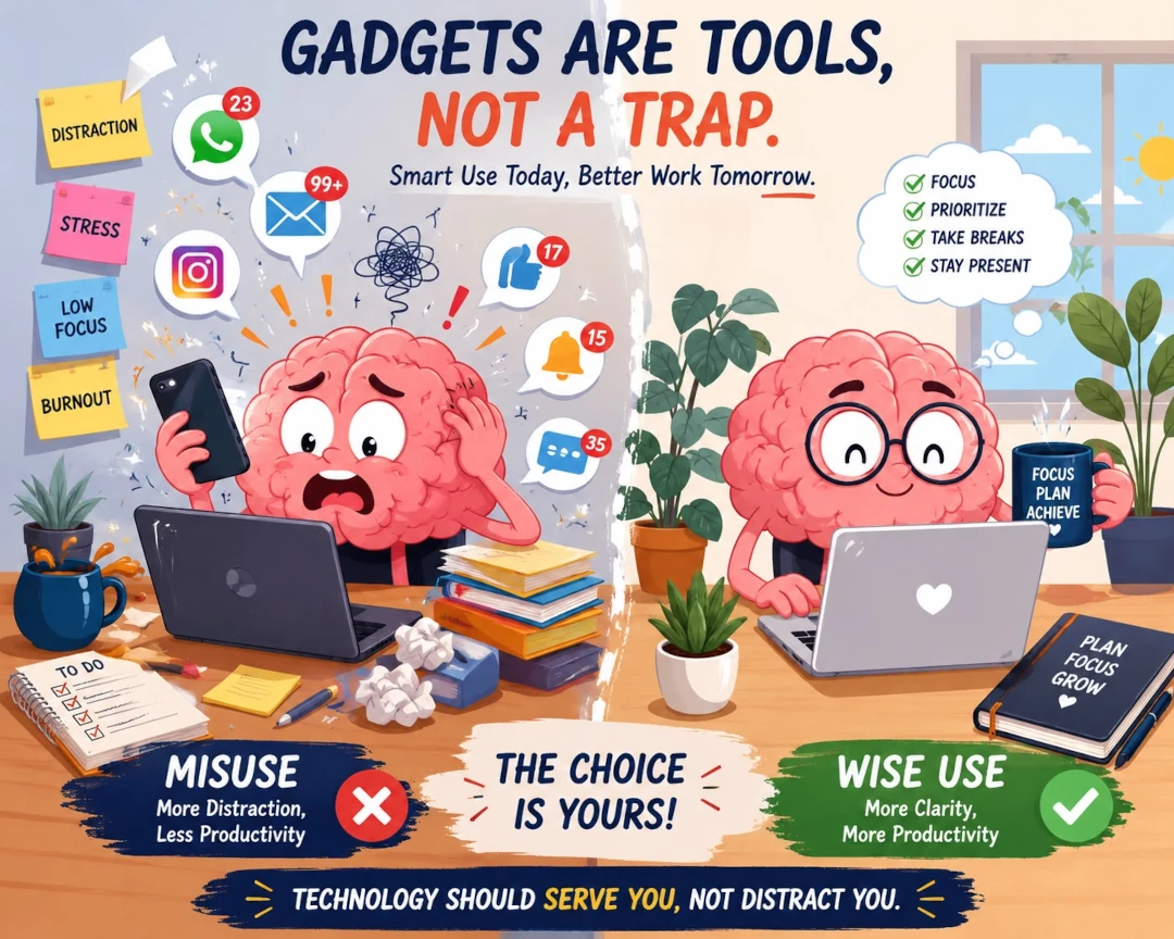 Gadget Misuse at the Workplace: A Hidden Productivity Killer